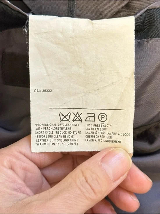 Z Zegna Ermenegildo Zegna "City" Button Dual Vent Wool Blend Blazer 48C(Short) - Picture 7 of 7